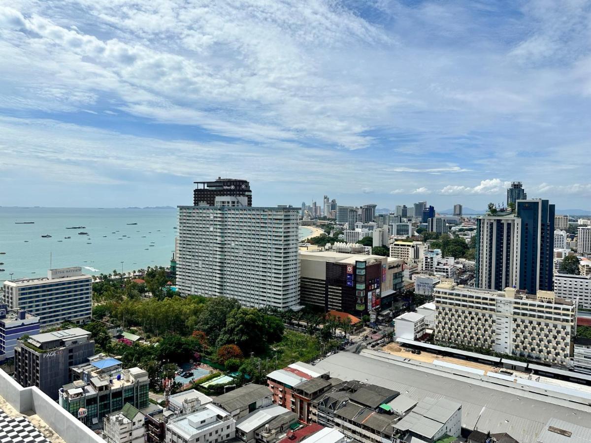 Best Location Condo With Swimming Pool, Gym, Sauna, Washing Mashine, Fast Internet In Central Of Pattaya Buitenkant foto