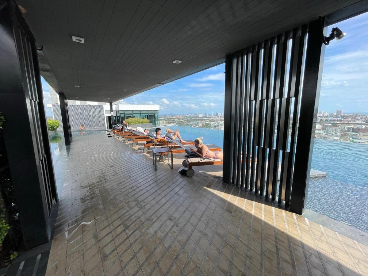 Best Location Condo With Swimming Pool, Gym, Sauna, Washing Mashine, Fast Internet In Central Of Pattaya Buitenkant foto
