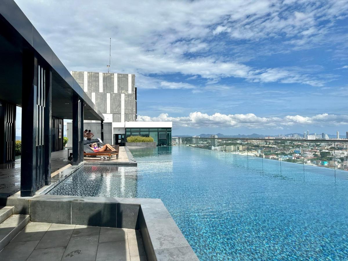 Best Location Condo With Swimming Pool, Gym, Sauna, Washing Mashine, Fast Internet In Central Of Pattaya Buitenkant foto